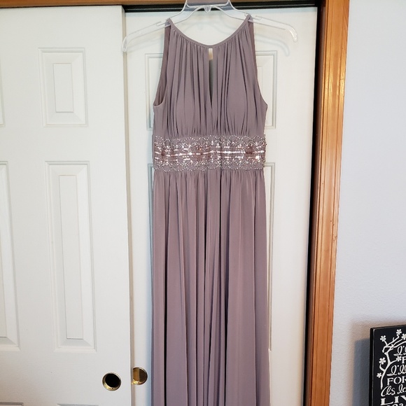 Mauve Formal Gown with Beading - Picture 1 of 5